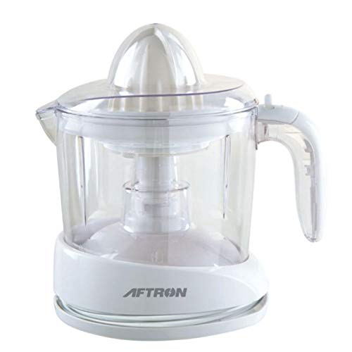 Aftron Hand Press Citrus Juicer, 0.6 Liter Capacity, White"Min 1 year manufacturer warranty"