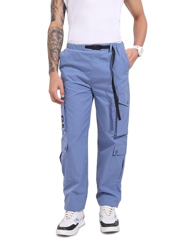Image of The Indian Garage Co Men Relaxed Fit Mid-Rise Cargos