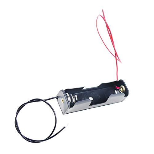 BeMatik - Portapilas Plano para 1 Pila LR6 AA 1.5V (EN093)