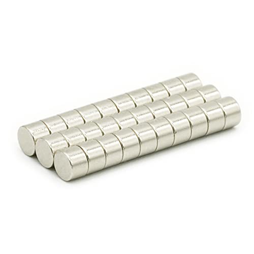【耐熱強力】ネオジム磁石 N48SH, Φ3×2 (mm), (寸法公差±0.05mm) 【耐熱150℃】【防錆特殊4層メッキ】 DIY 小型 丸型 工業用 キッチン 浴室 室外 事務所 多用途 KYOKEI (30)