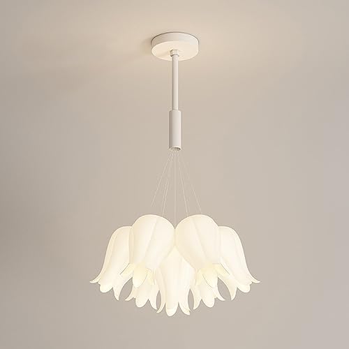Suspension pendentif haut de gamme en verre blanc et finition or poli