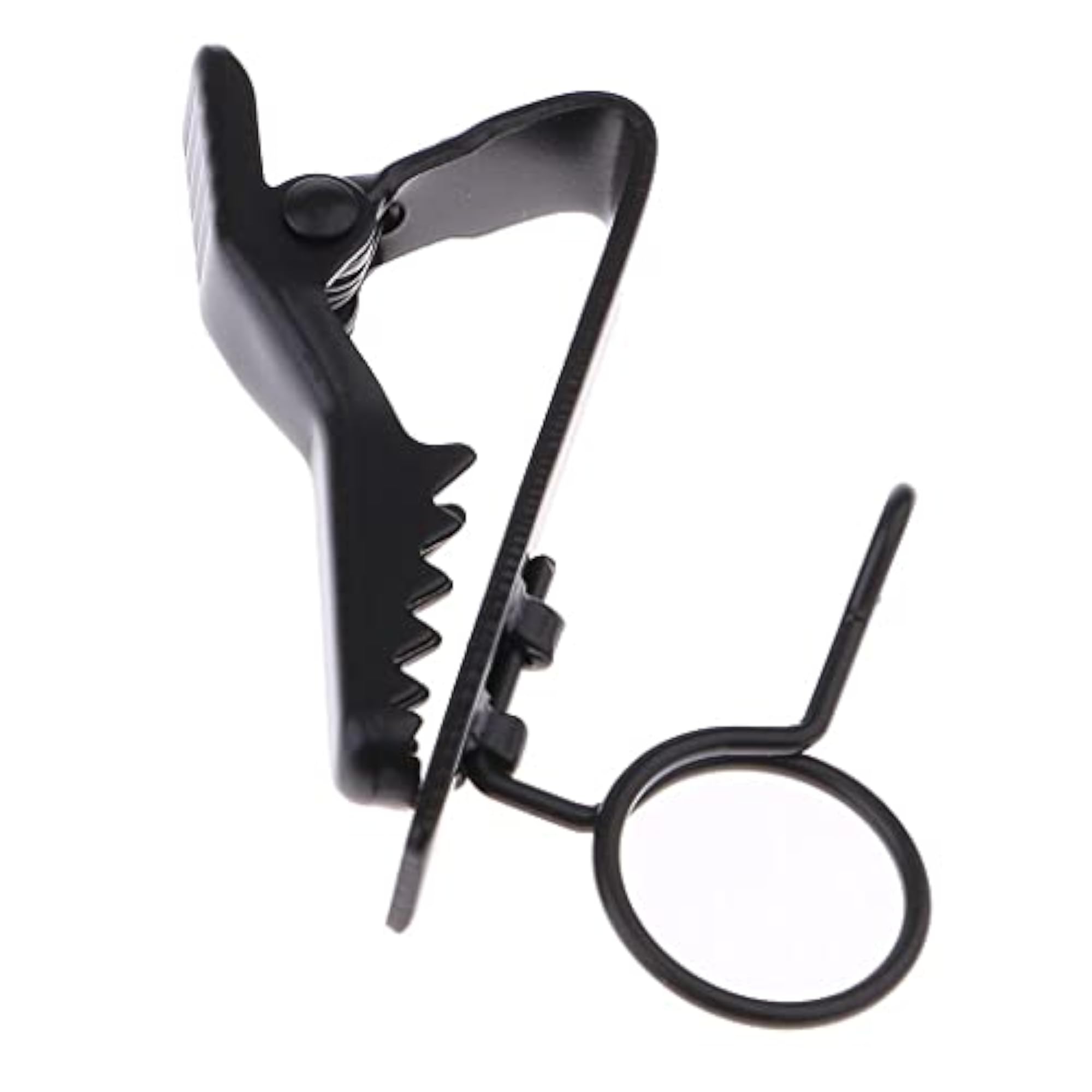 Durable Metal Microphone Collar Tie Clip with Ring