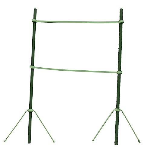 YARNOW 1 Juego De Macetero De Plástico Verde con Soporte para Plantas De Interior