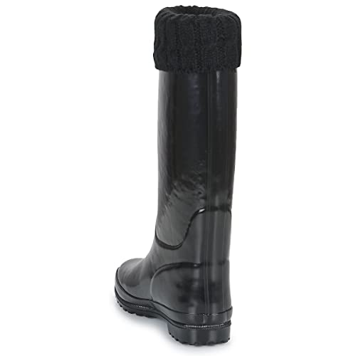 Aigle Women's Eliosa Winter Rain Boot, Schwarz, 40 EU
