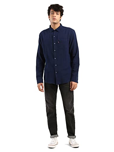 Image of Levi's Men's Self Design Slim Fit Shirt