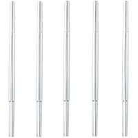 Gosknor 5 Pcs Golf Club Shaft Extensions, Aluminum Alloy Putter Length Extension Kit Putter Length Adjustment Tool for Irons and Woods Golf Steel Clubs Replacement Parts