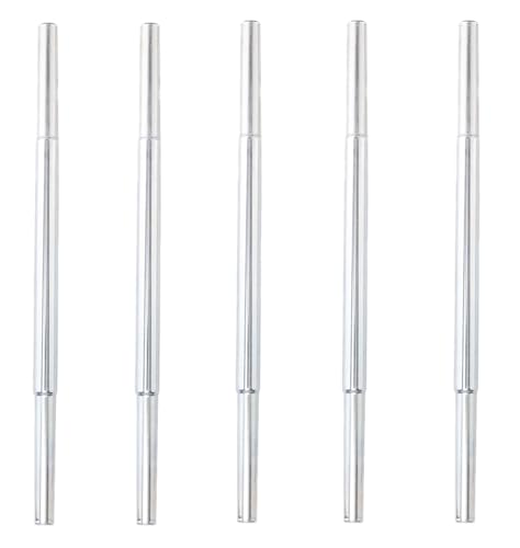 5 Pcs Golf Club Shaft Extensions, Aluminum Alloy Putter Length Extension Kit Putter Length Adjustment Tool for Irons and Woods Golf Steel Clubs Replacement Parts
