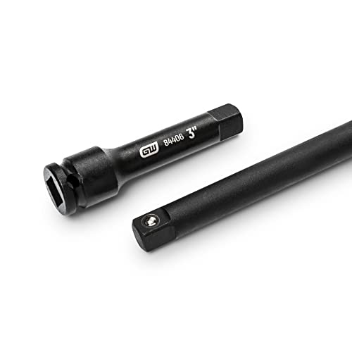 GEARWRENCH 4 peças conjunto de extensão de impacto de 3/20.3 cm, 7.6 cm, 15.2 cm, 25.4 cm e 38.1 cm