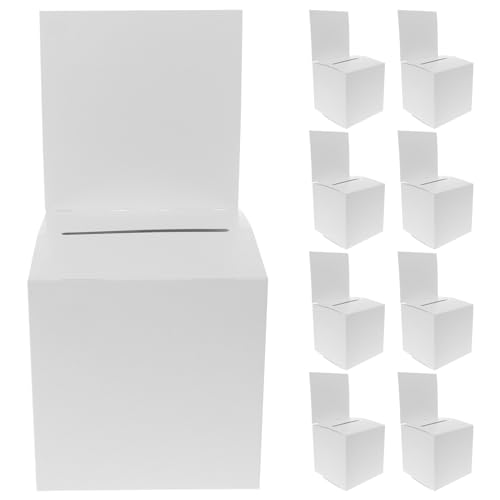 HOOTNEE 12pcs Donation Ballot Box Versatile Raffle Box for Parties Festivals and Fundraising Events Easy to Install Smooth Finish for Voting and Donations