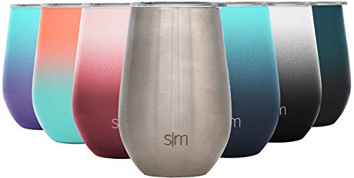 Simple Modern Spirit 12oz Wine Tumbler Glass with Lid - Vacuum Coffee Mug
