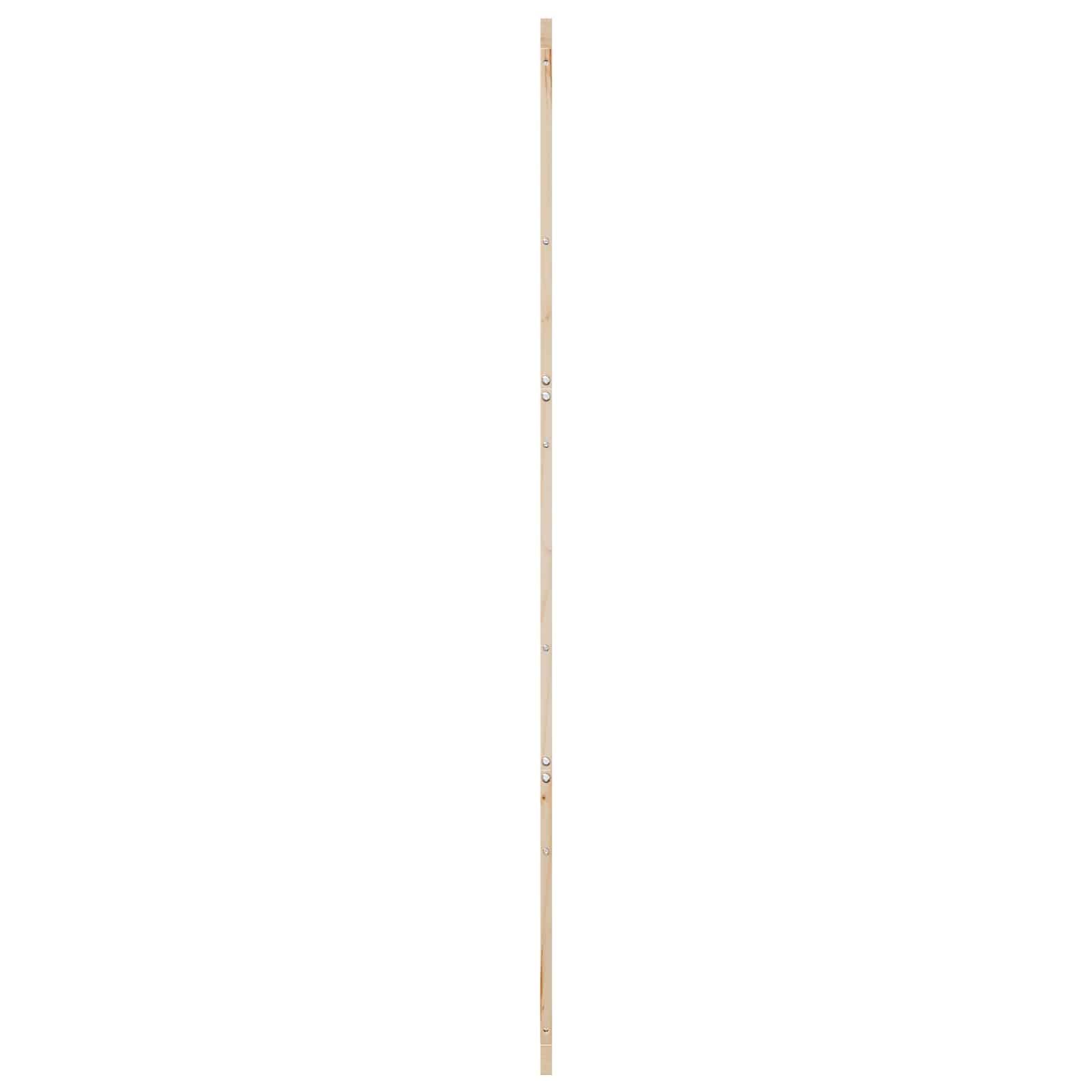 Puerta corredera de madera maciza de pino natural, 90 x 208