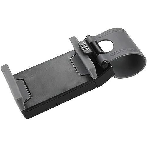 Reiko Car Steering Wheel Phone Mount - Retail Packaging - Gray - HLD07-GY