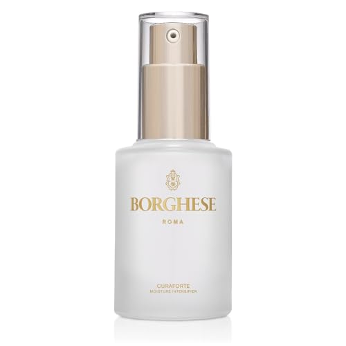 Borghese Curaforte Moisture Intensifier - Moisturizer Booster Serum for Uneven Tone & Fine Lines with Hyaluronic Acid & Collagen For All Skin Types Travel Size