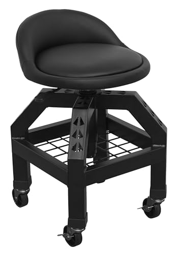 Tabouret pneumatique réglable Sealey SCR03B pour travailler assis au garage
