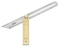 Alyco 300 mm Vierkant Edelstahl Aluminium Lineal