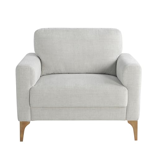 Sillón rectangular con cojines marfil ajustable miniatura 3