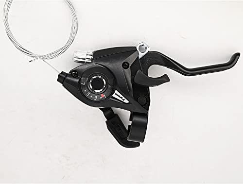 Kako Shifter 3X7 Speed Shifter Brake Lever Combo 21 Speed Shifter Set And Brake Levers With Inner Cables Compatible With Bicycle Mountain Bike #TOP4