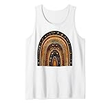 Watercolor Melanin Skin Boho Rainbow Design