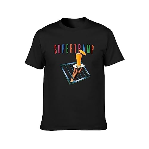 Photo de Supertramp The Very Best Crime of The Century T-Shirt Mens Casual Tee Black 3XL