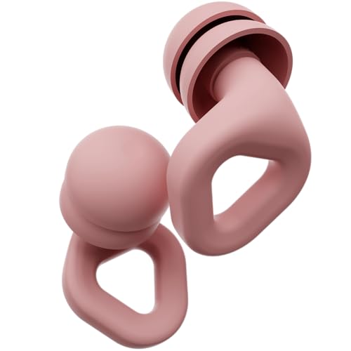 Image of Zenz Unwind Pro Ear Plugs for Sleeping, Soft Silicone Reusable Earplugs for Snoring, Yoga, Reading, Focus & Travel, 35dB Noise Reduction, 4 Sizes XS /S /M /L, Secure Fit with Case (Mystic Pink, One Size)