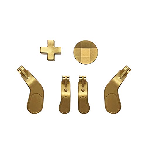 Image of Metal D-Pads, Paddles Hair Trigger Locks Replacement for Xbox One Elite Controller Series 2 & Series 1