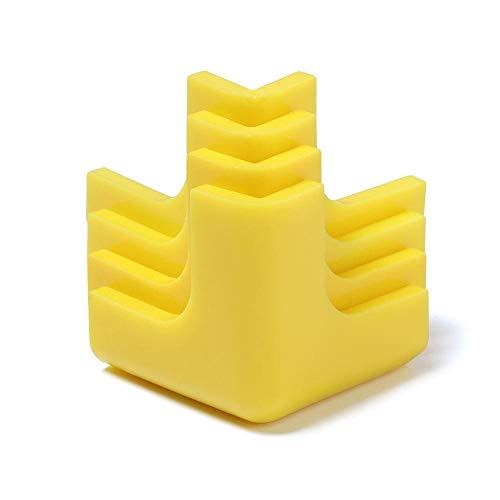 EYCFSJ コーナーガード コーナー 赤ちゃんのための8個のソフトシリコンセーフコーナープロテクター保護テーブルデスクコーナーガード子供用セーフティエッジガード8個イエロー