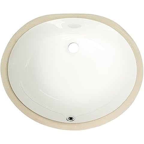 MSI Oval Porcelain Ceramic Bathroom Sink Cover