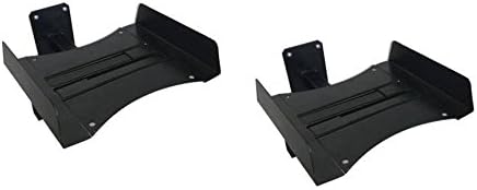 Smart Shelter Adjustable Size Universal Speaker Wall Mount Stand/Accommodate All Speakers/Capacity Upto 10kgs/(Min:7" to Max: 14") | Pack of 2 | (Made of 100% Metal)