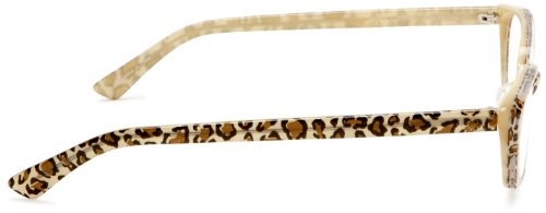 Corinne Mccormack Women's Roxy Reader Reading Glasses, Pale Leopard Frame/Clear Lens, 2 #TOP2