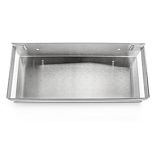 IGNPION Bathroom Organiser Shelf Corner Storage Shelf Stainless Steel Bathroom Accessory Caddy Shelves Wall Mounted Shower Organiser Storage Rack for Kitchen,Hotel (Silver, 25cm)