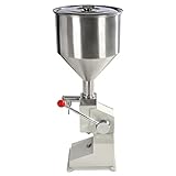 10L Manuelle Füllmaschine, 33× 33×75 cm Flüssigkeitsabfüllmaschine aus Edelstahl, Abfüllmaschine, Flaschenabfüller für Sahne, Shampoo, Kosmetik