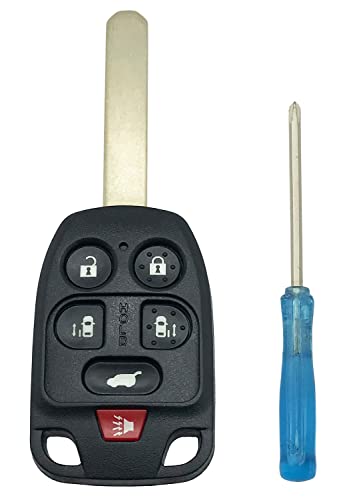 Carcasa de llave Honda Odyssey 2011 a 2013 mando N5F-A04TAA negro