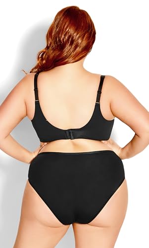Image of City Chic Women's Plus Size Bra - Smooth & Chic Cotton T-Shirt