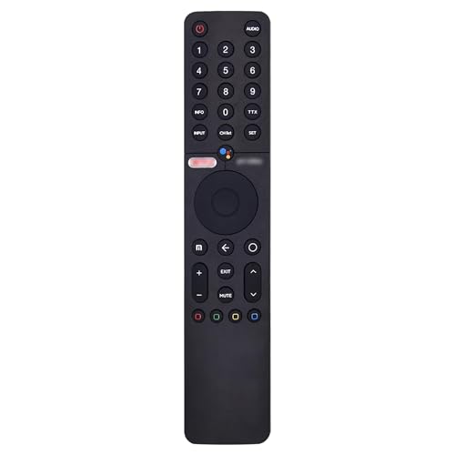 MYHGRC Reemplazo Mando a Distancia xiaomi Voz Bluetooth Compatible con Google Voice Assistant para Mando xiaomi MI P1 32 43 55 Q1 75 Series Android Smart TV XMRM-19
