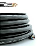 12vMax Electronics 14 Gauge 7 Way Conductor Extension RV Trailer Wire Cable Wiring Insulated - 25 Fe