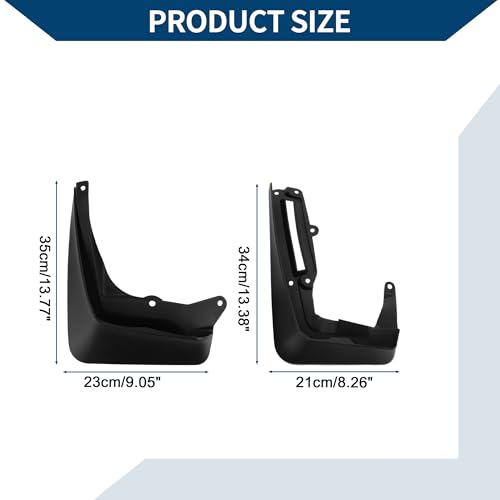 Image of Mud Flaps Splash Guards W /Mount Accessories for Mercedes-Benz GLE Coupe with Pedal 2020-2023 Front and Rear Mud Guards 1 Set
