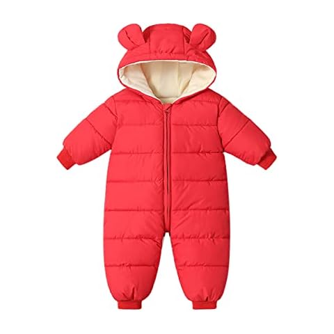 Blandoom Toddler Snowsuit with Fur Hood Cover