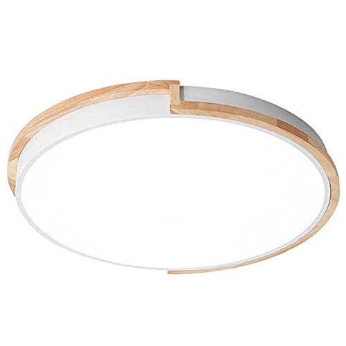 Lámpara de techo LED empotrada Lámpara de techo redonda Macaron colorida Moderna y simple Ultradelgada Iluminación de techo de ahorro de energía de 1.9 pulgadas Ceil de madera de metal que cambia de l