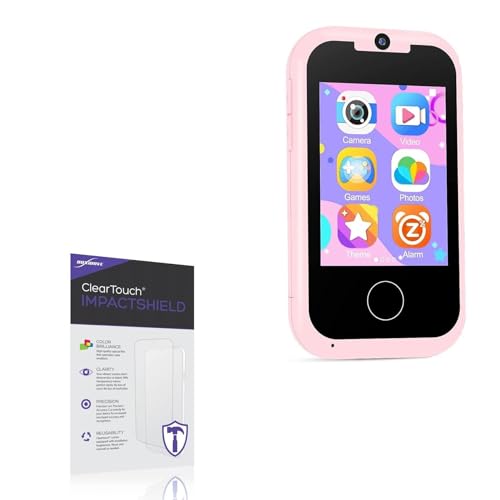 BoxWave Screen Protector Compatible with Prysyedawn Kids MP3 Music Player (2.8 in) - ClearTouch ImpactShield (2-Pack), Impenetrable Screen Protector Flexible Film