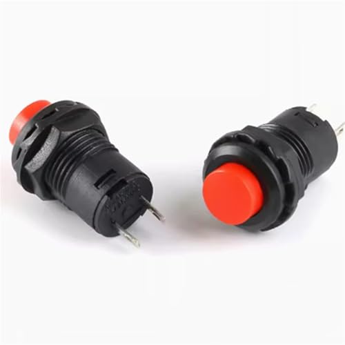 Interrupteur bouton-poussoir DS428 12mm 3A 125V verrouillable pour panneau de commande