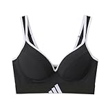 [アディダス] ノンワイヤーブラジャー 吸汗速乾 綿混 立体モールドカップ AP7655 レディース ブラック