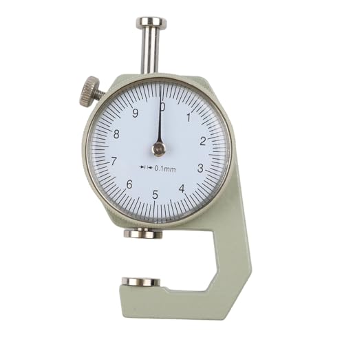 Gettimore Jauge d'épaisseur en métal et cuir, 0-10 mm/0-20 mm Pied à coulisse numérique, bijoux, feuilles métalliques, papier, fil et projets d'artisanat