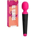 MySecretCase Massagegeräte Sexspielzeug für Frauen - Erotik Wibrator Paare, Wand Paarvibrator fuer die Frau, Auflegevibrator Massagestab fur die Rücken, Vibratoren Sex Massager, Vibration (Fuchsia)