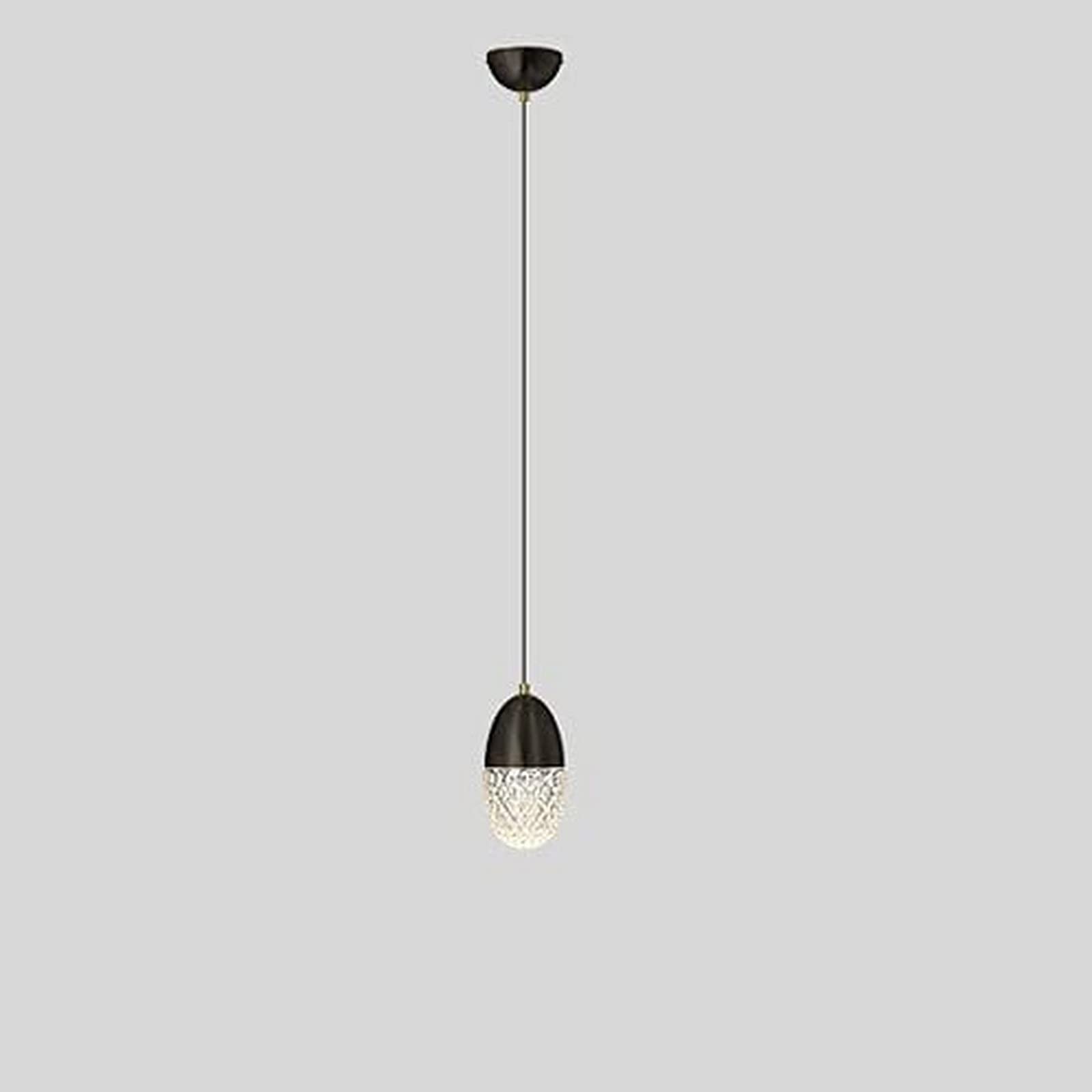 Lustre suspendu nordique en cuivre noir pour chambre et salle à manger