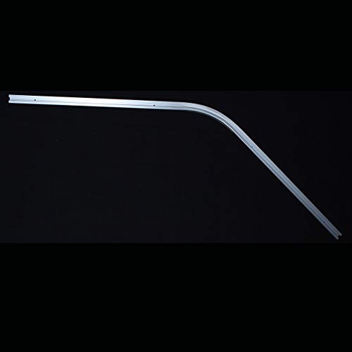 Room/Dividers/Now Corner Ceiling Track Set for Curtains with Hooks - 45 Degree Angle (Silver) | Ceiling Curtain Track Set for Corner | Curved Curtain Track Ceiling Mount for Bedroom, Shower, Hospital