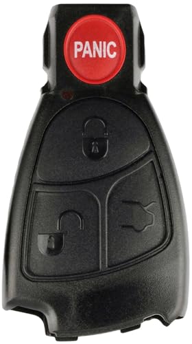 Coque de clé 4 boutons Mercedes C300 E350 ML350 boîtier de rechange télécommande 2008-2012 - 2
