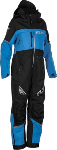 Fly Racinig Women's Cobalt Monosuit Snow Suit (Blue/Black (Shell), Large)