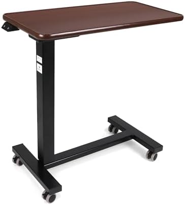 Vaunn Medical Electric Overbed Table Bedside Height Adjustable Ta...
