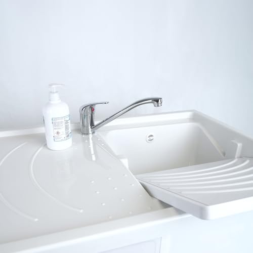 Vasca Lavatoio E Lavatrice In Polipropilene Ricambio Reversibile 109 X 60 Ideale Per Ambienti Esterni E Interni - 2