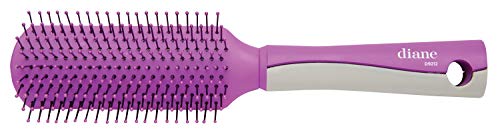 Diane 9-row soft touch handle collection all purpose brush, black
